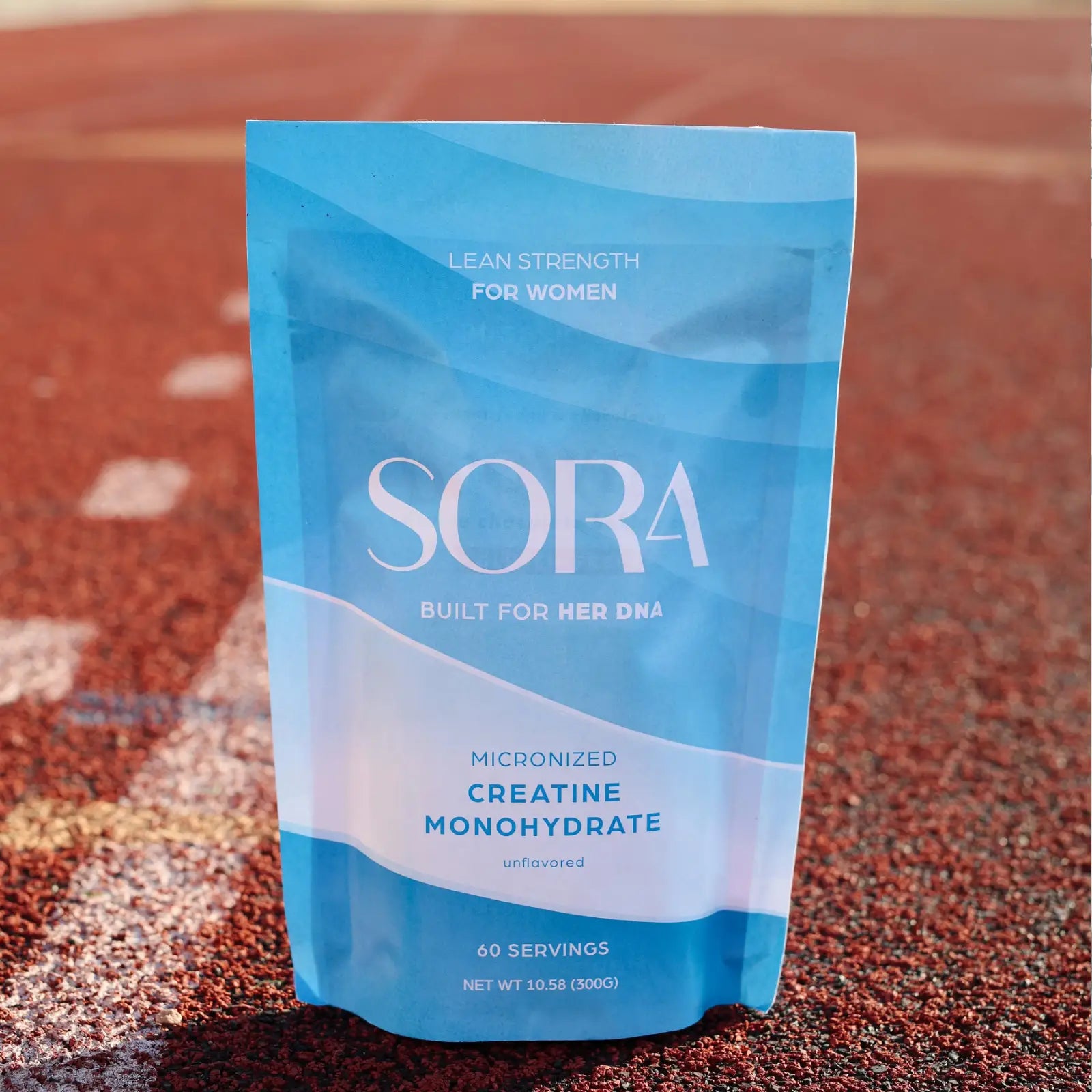 SORA creatine daily performance supplement with no artificial dyes
