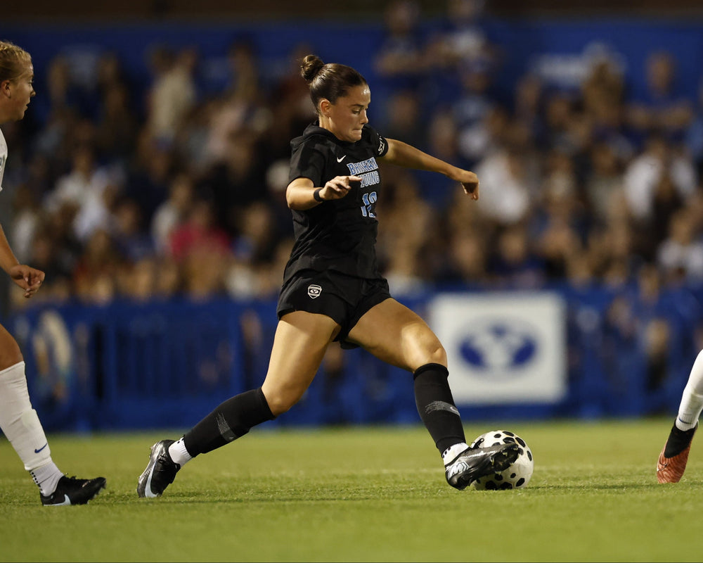 afton playing soccer