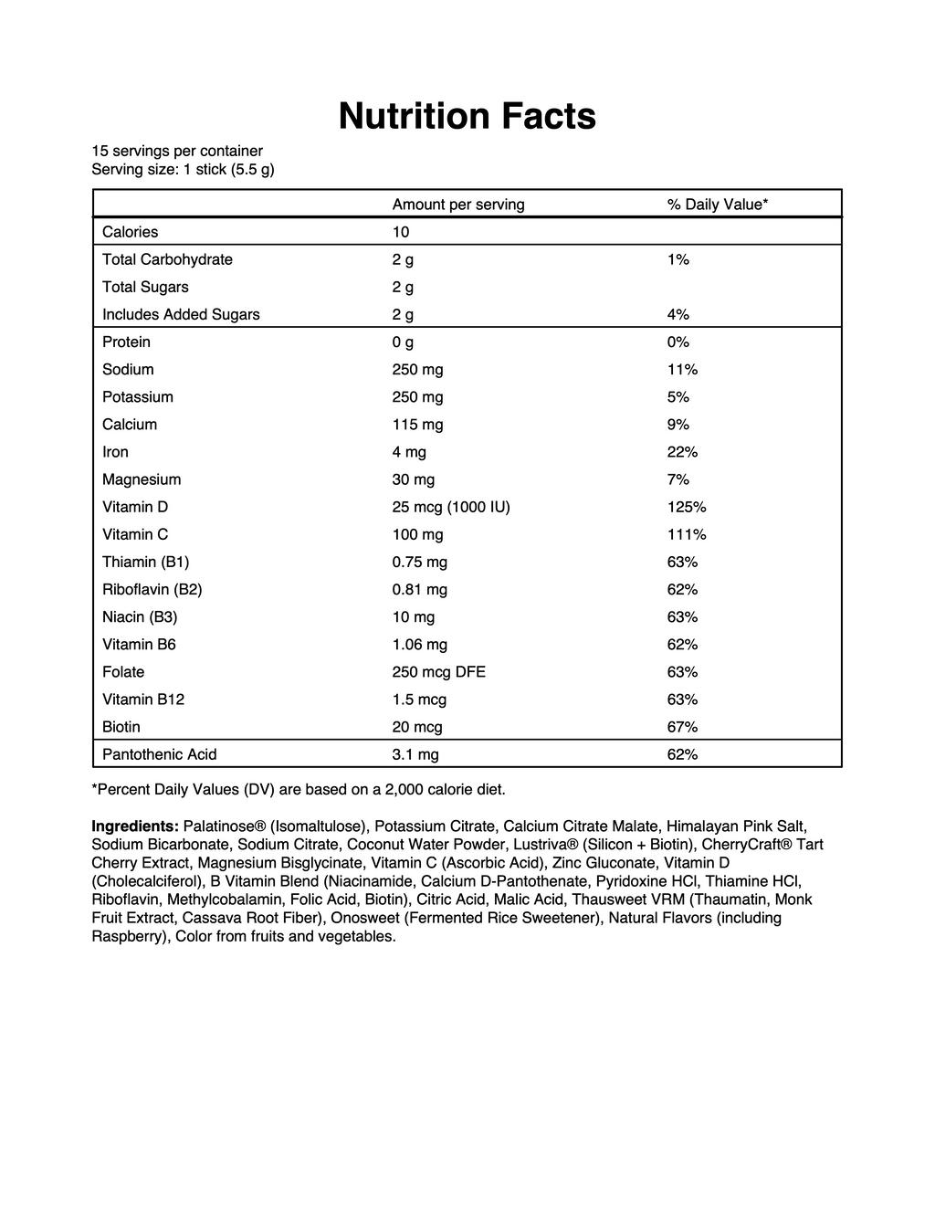 Hydration Performance